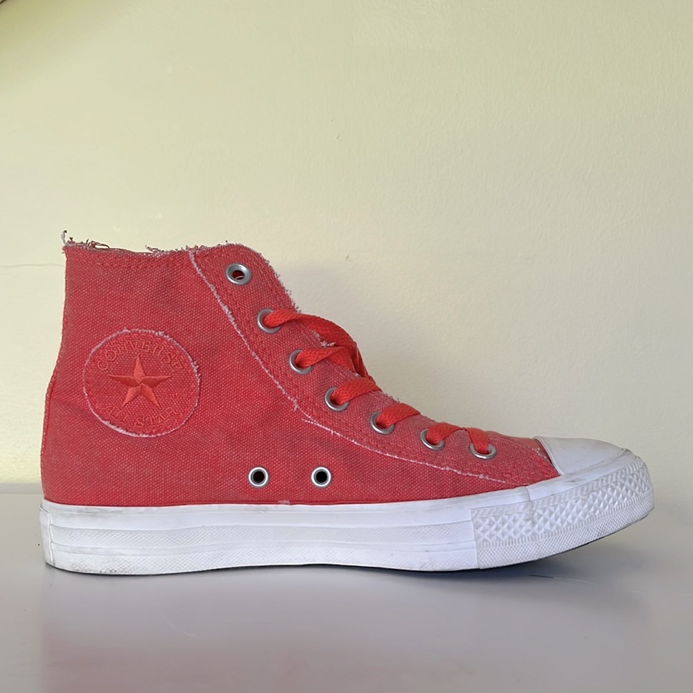 Orange Converse